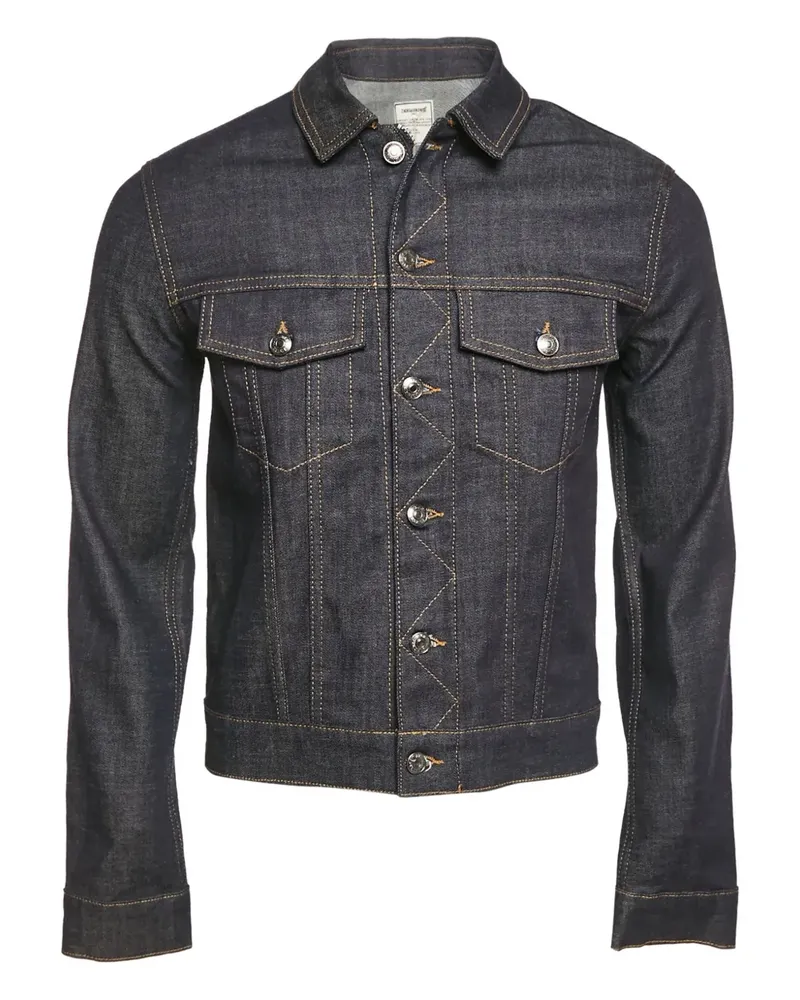 Zadig & Voltaire Pre-owned Jeansjacke mit Knöpfen - Blau Blau