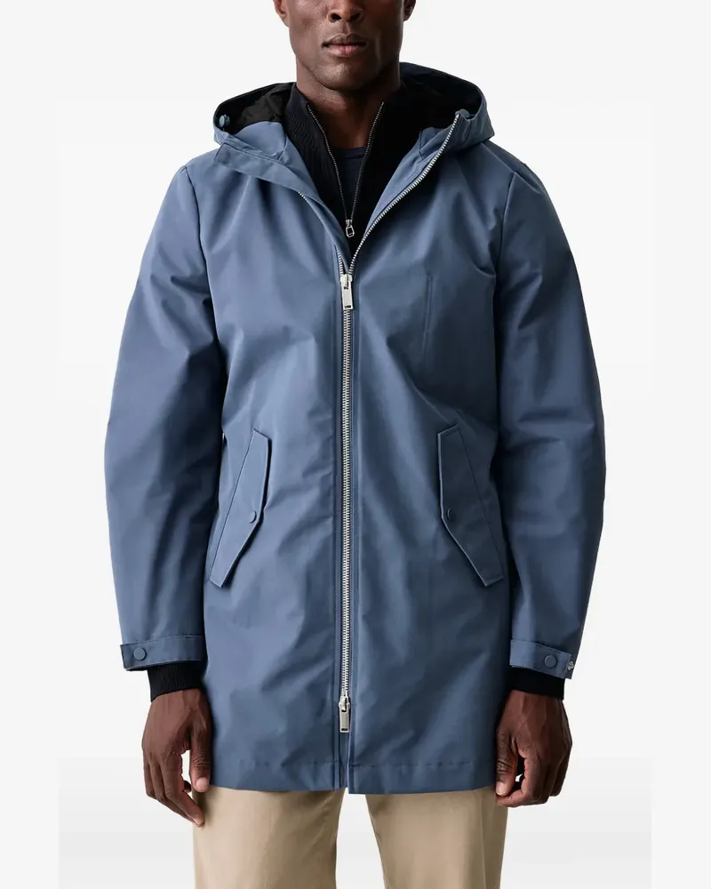 Benetton hooded zip-up jacket - Blau Blau