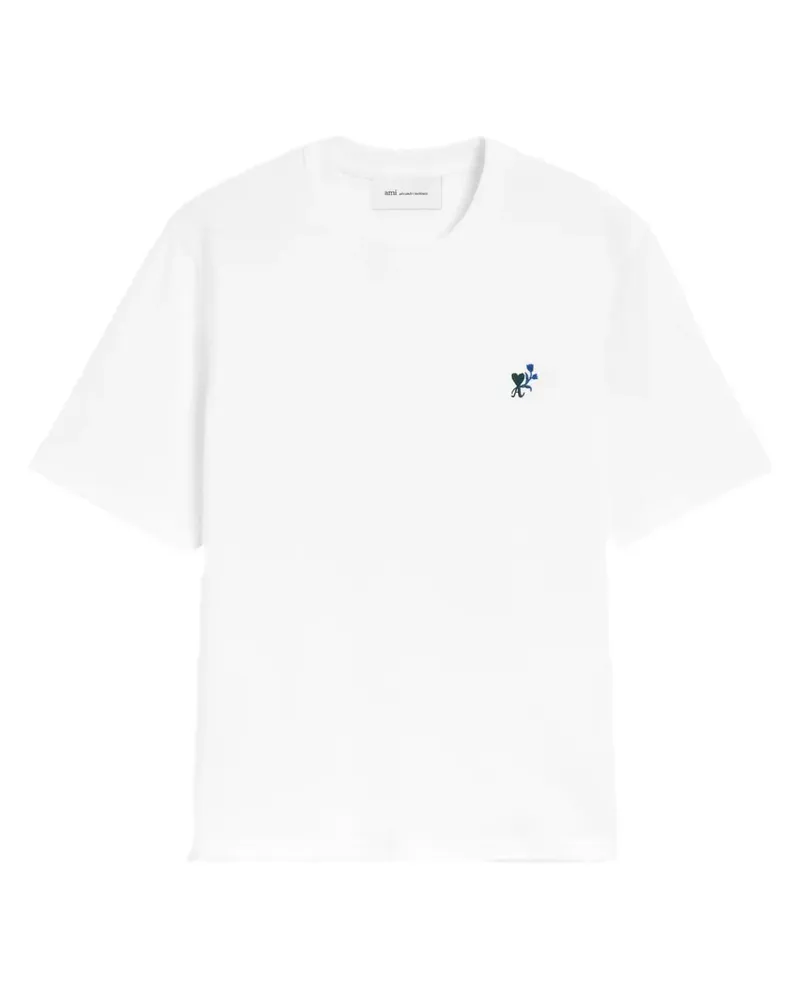 AMI Paris Tulip T-Shirt - Weiß Weiß