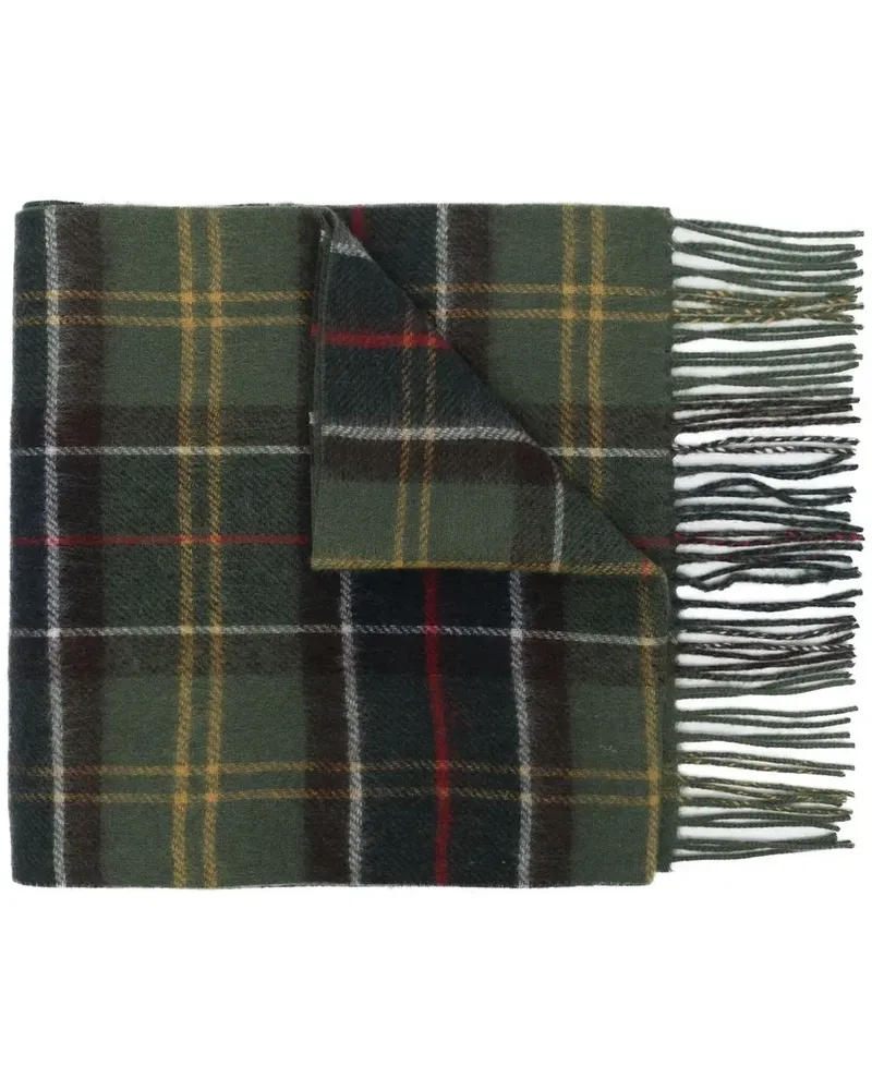 Barbour Schal mit Schottenkaro - Grün Grün