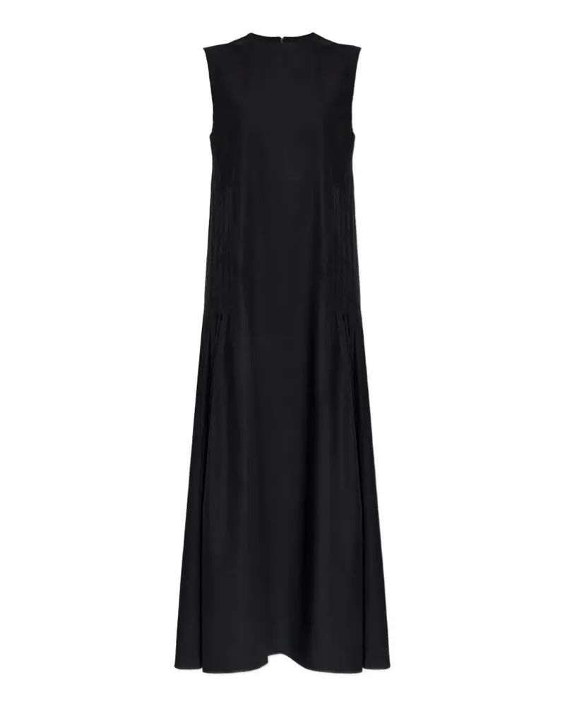 Studio Nicholson pleated A-line dress - Schwarz Schwarz