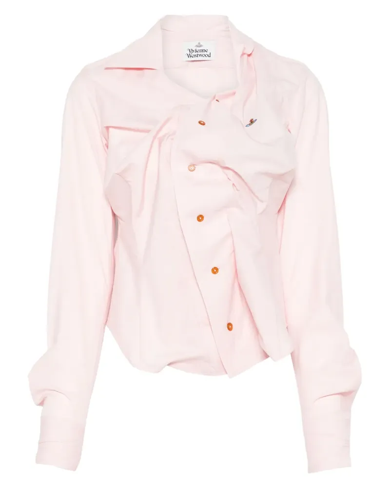 Vivienne Westwood Hemd mit Raffung - Rosa Rosa