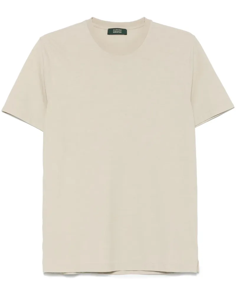 Zanone Klassisches T-Shirt - Nude Nude
