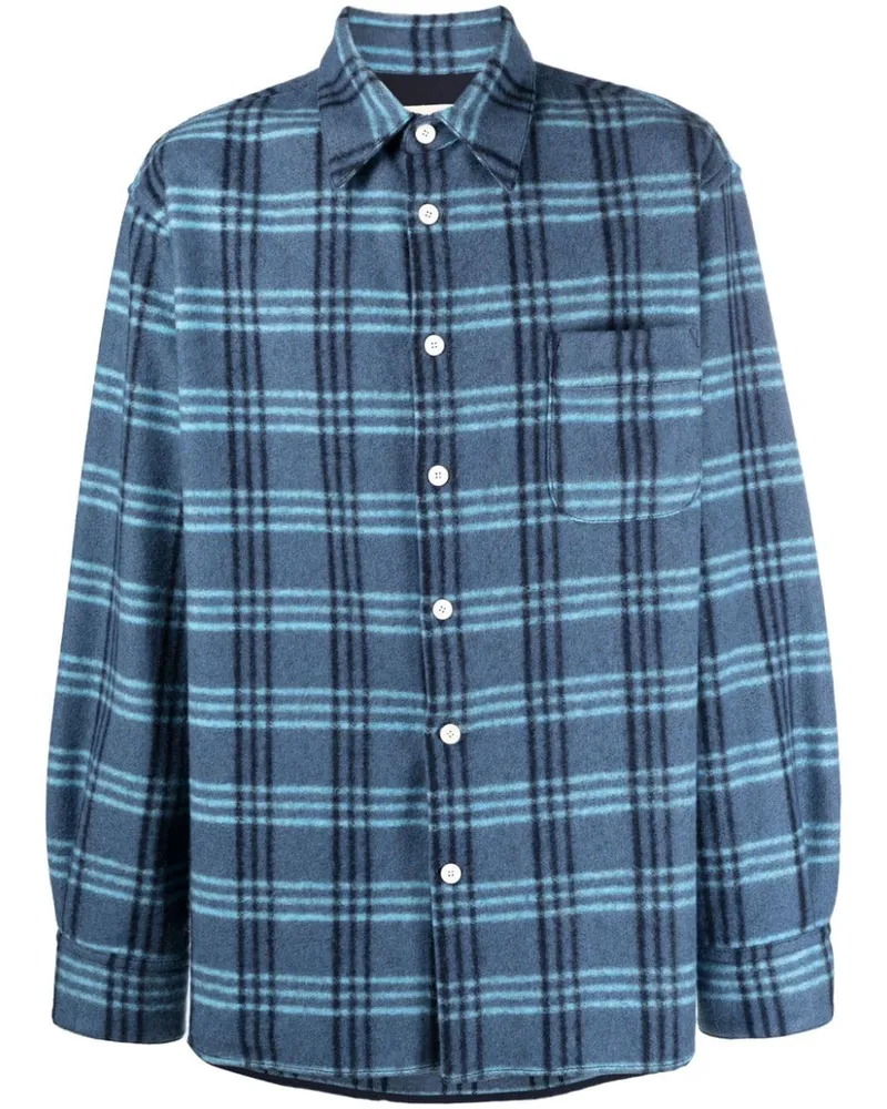 Marni Hemd mit Karomuster - Blau Blau