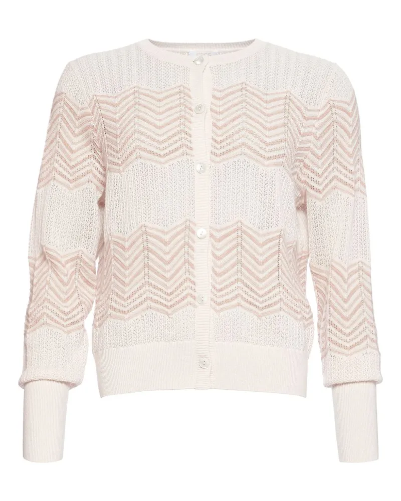 Eres Pompons Cardigan - Weiß Weiß