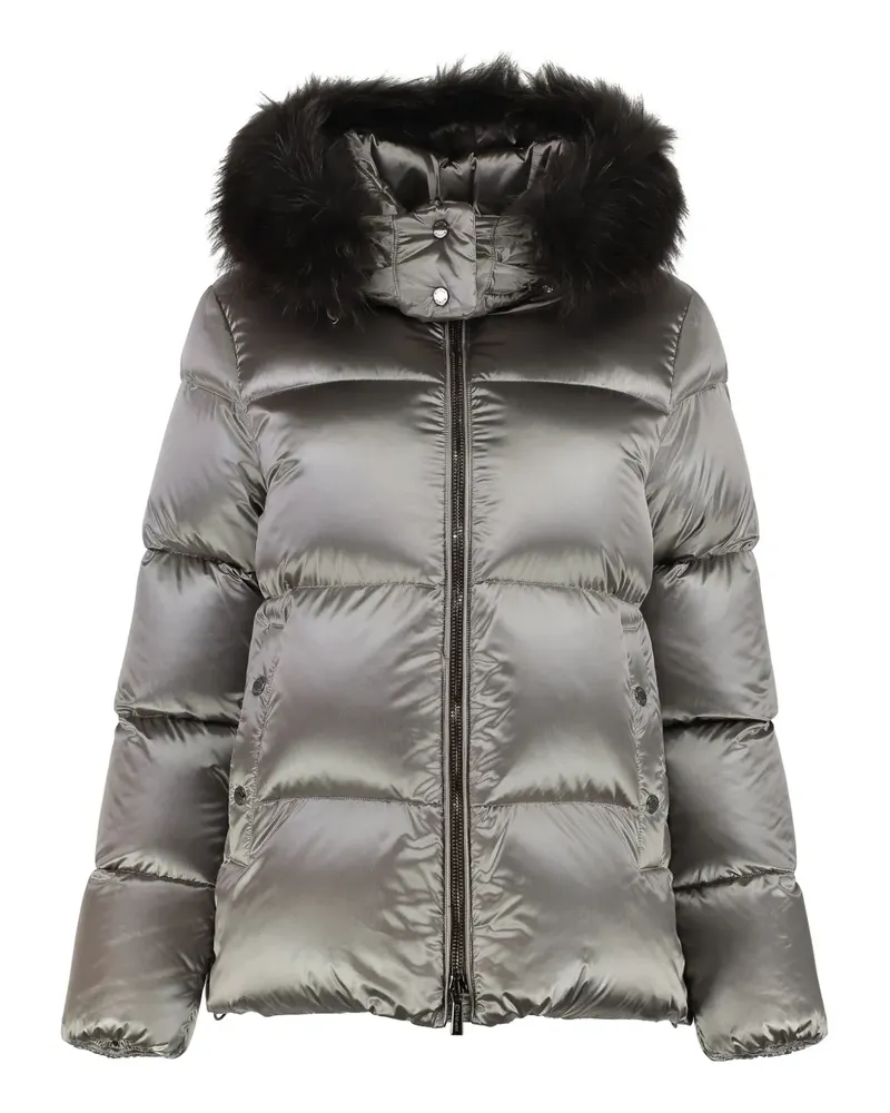 MOORER Melita Kapuzenjacke - Silber Silber