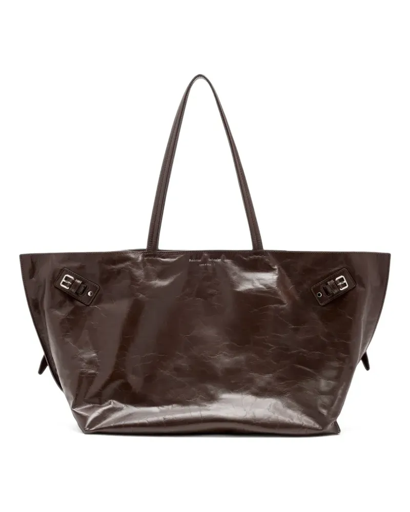 Proenza Schouler Days Carryall buckle-detail tote bag - Braun Braun