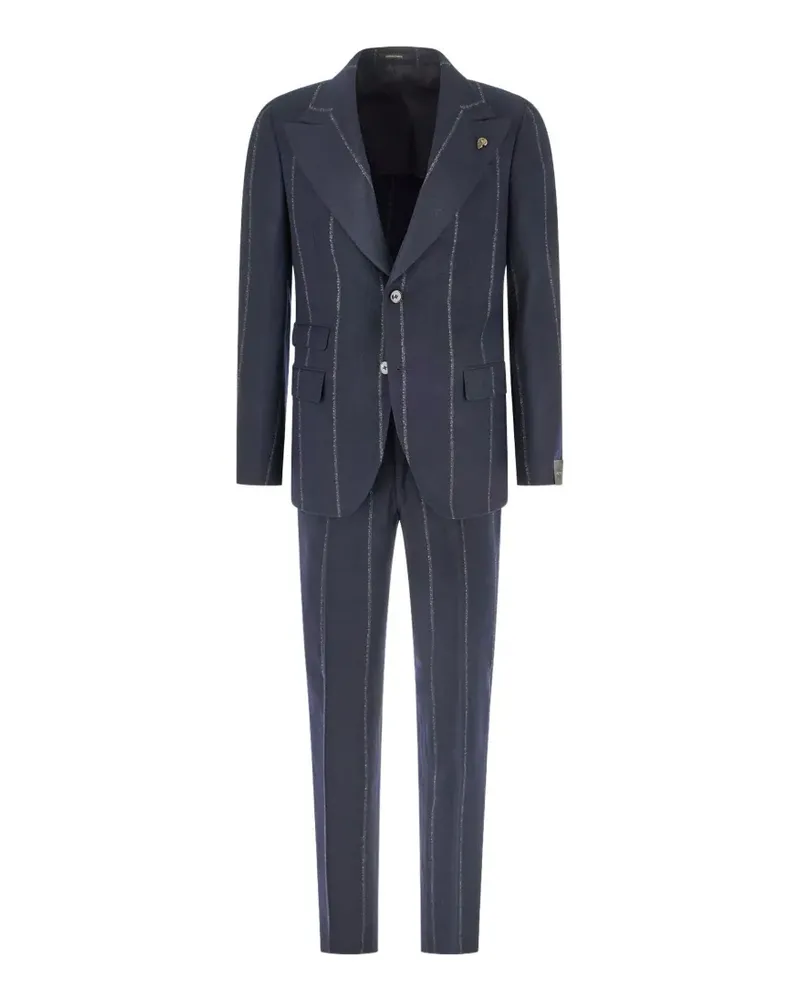 Gabriele Pasini pinstripe-pattern suit - Blau Blau