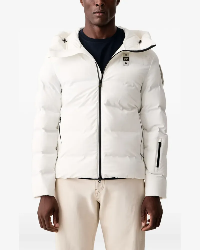 Blauer Averau B.Cortina quilted hooded jacket - Weiß Weiß