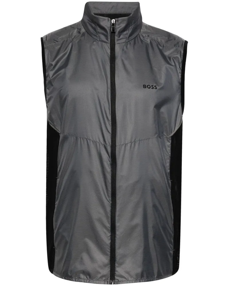 HUGO BOSS Wasserabweisende leichte Jacke - Grau Grau