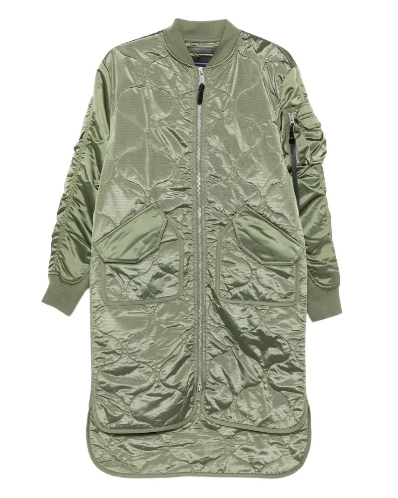 Alpha Industries quilted zip-up jacket - Grün Grün