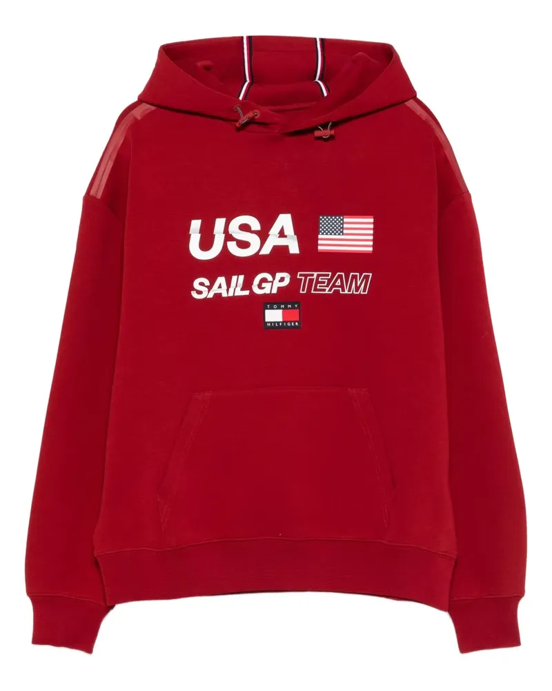 Tommy Hilfiger x Sail GP USA Team hoodie - Rot Rot