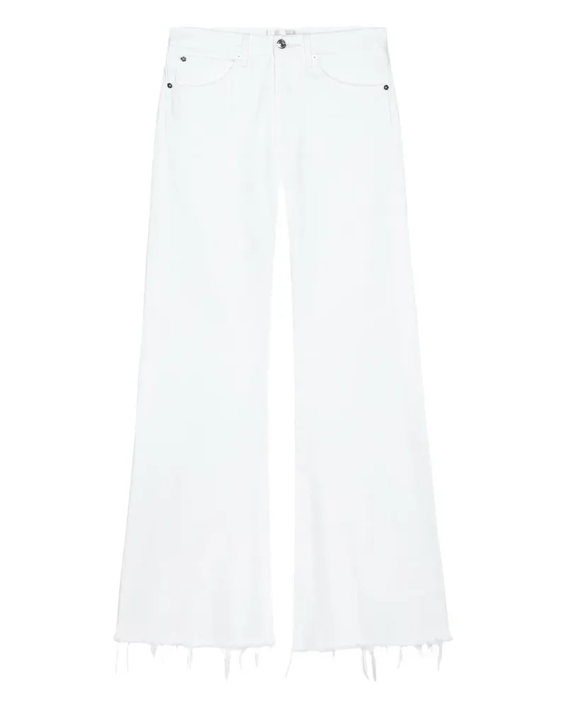 Frame Denim Jeans mit ausgestelltem Bein - Weiß Weiß