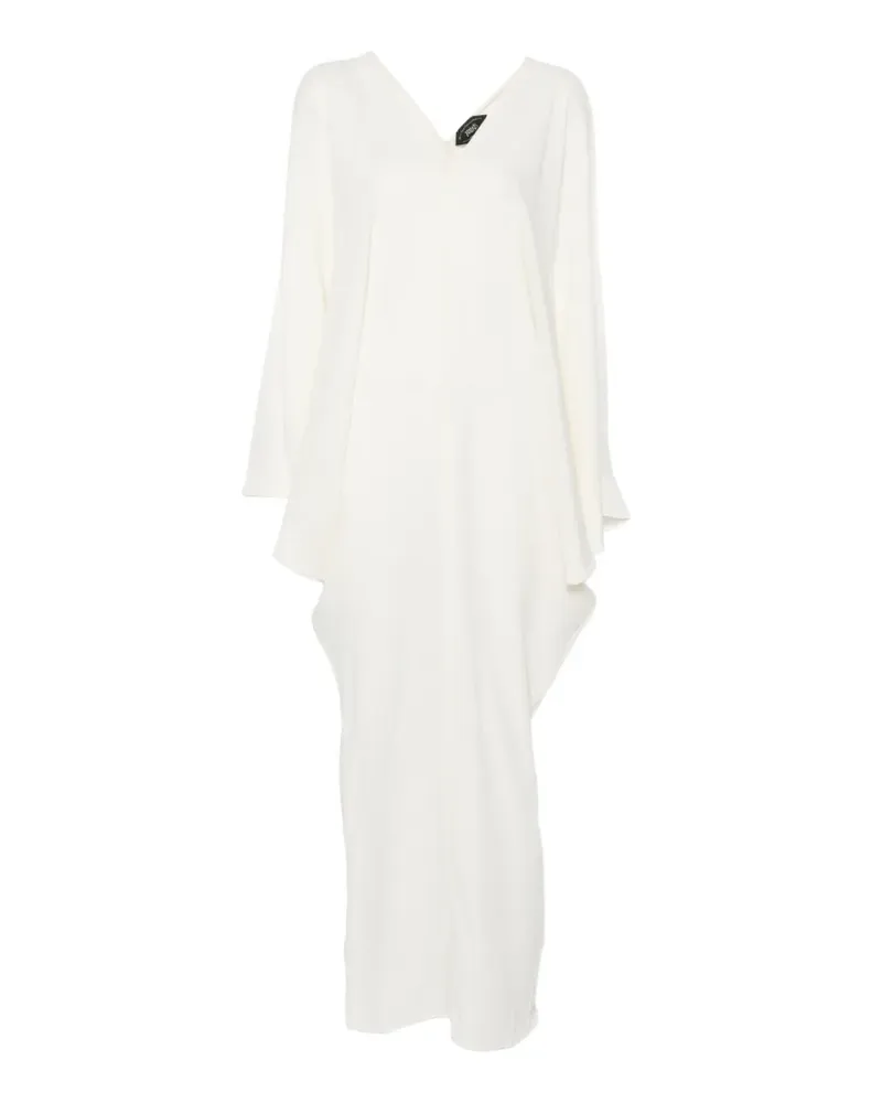 Taller Marmo cold-shoulder V-neck maxi dress - Nude Nude