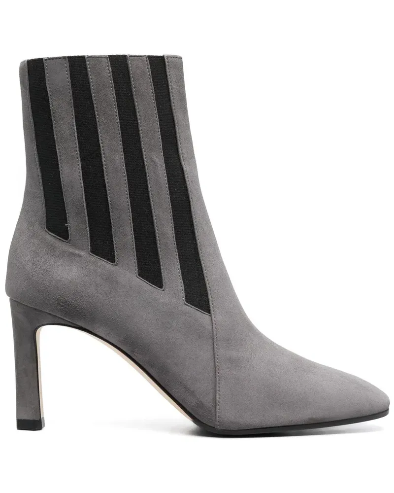 Sergio Rossi Zweifarbige Stiefeletten - Grau Grau