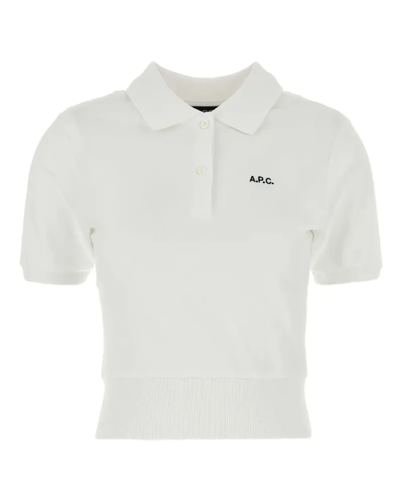 A.P.C. Klassisches Poloshirt - Weiß Weiß