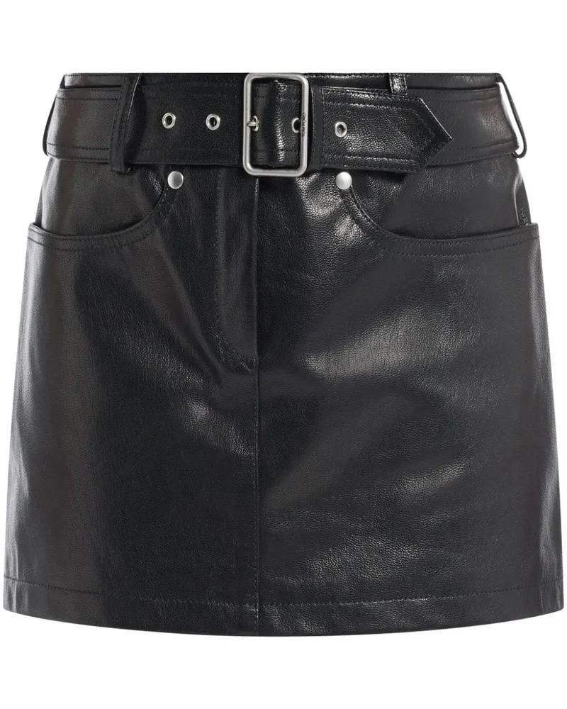 Tom Ford Minirock aus Leder - Schwarz Schwarz