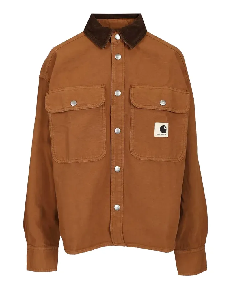 Carhartt WIP Prescott Hemdjacke mit Knöpfen - Braun Braun