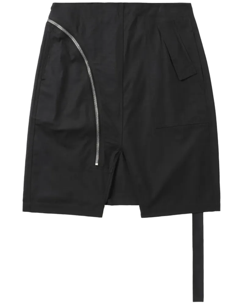 DRKSHDW by Rick Owens Baggy-Shorts mit Band - Schwarz Schwarz