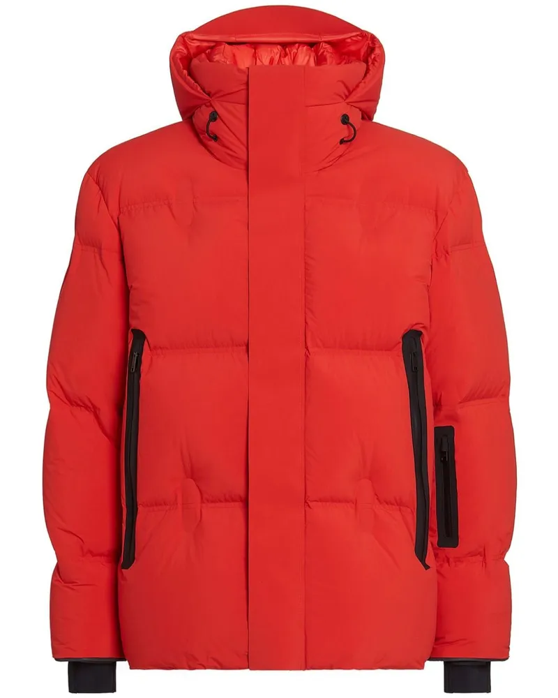 Ermenegildo Zegna Gefütterte Kapuzenjacke - Rot Rot