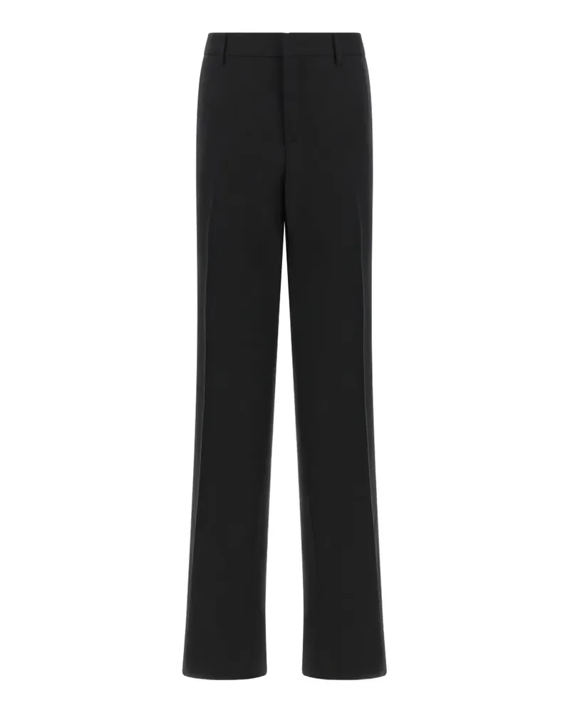 Tagliatore Klassische Straight-Leg-Hose - Schwarz Schwarz