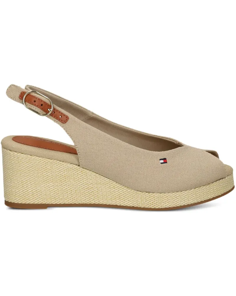 Tommy Hilfiger Sandalen aus Leder - Nude Nude