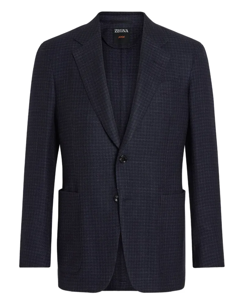 Ermenegildo Zegna Kariertes Sakko - Blau Blau