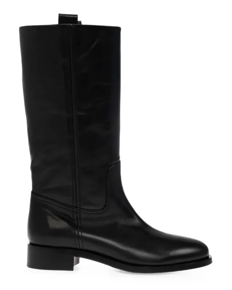 aeyde Kniehohe Theo Stiefel - Schwarz Schwarz