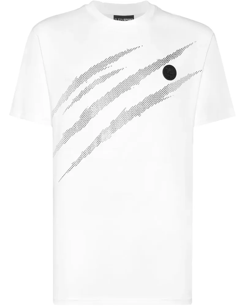 Philipp Plein Lamina Scratch T-Shirt - Weiß Weiß