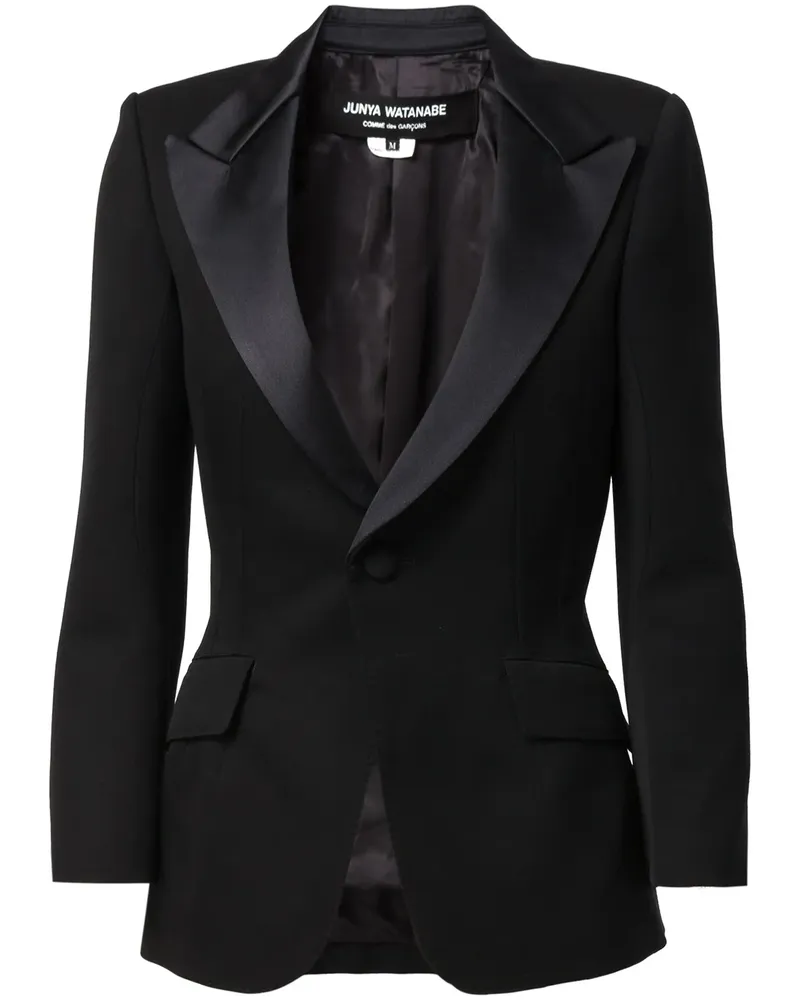 Junya Watanabe Smoking-Blazer aus Wolle - Schwarz Schwarz
