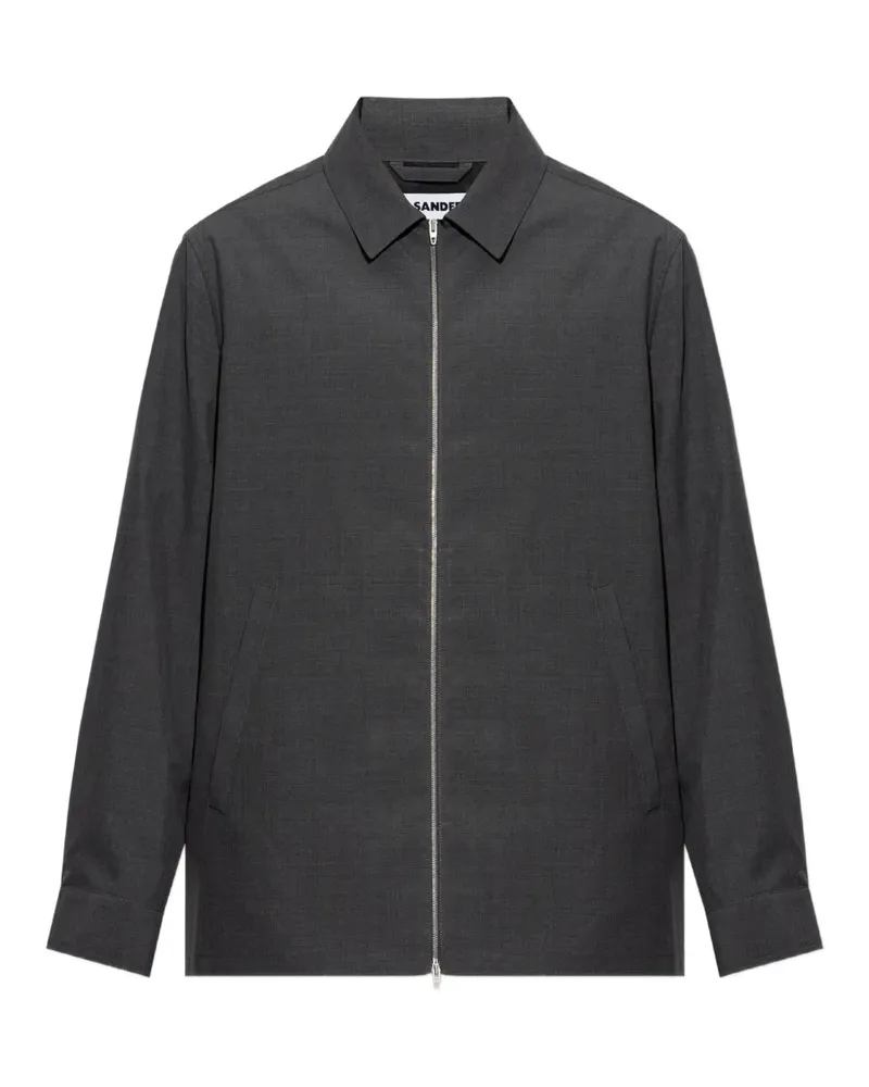 Jil Sander Jacke mit Reißverschluss - Grau Grau