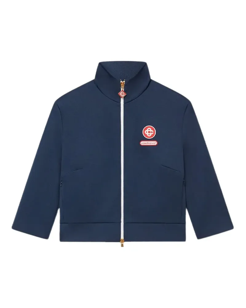 Casablanca Paris Sportjacke mit Laurel-Logo - Blau Blau