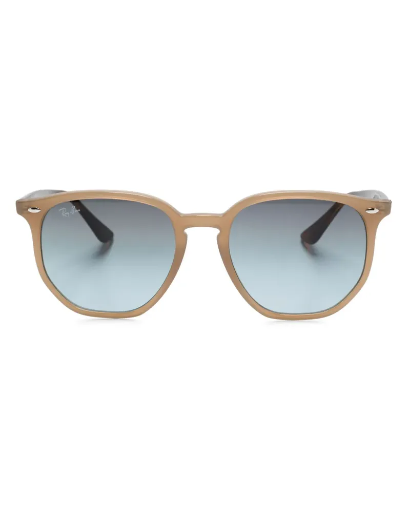 Ray Ban Sonnenbrille mit eckigem Gestell - Braun Braun