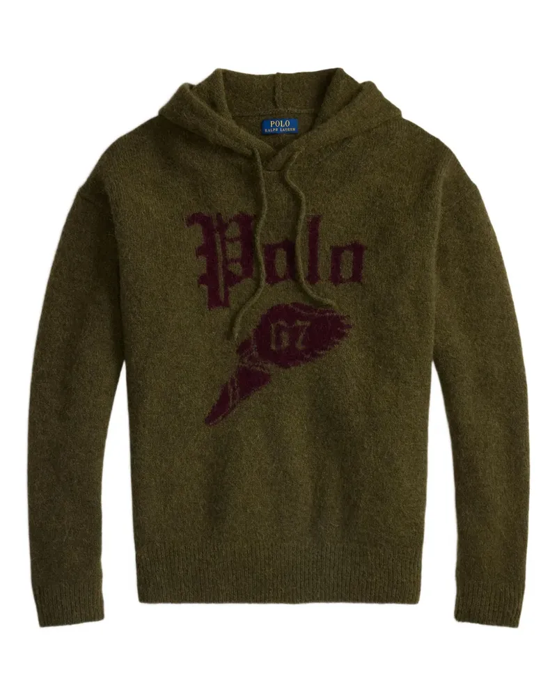 Ralph Lauren Hoodie mit Logo-Stickerei - Grün Grün