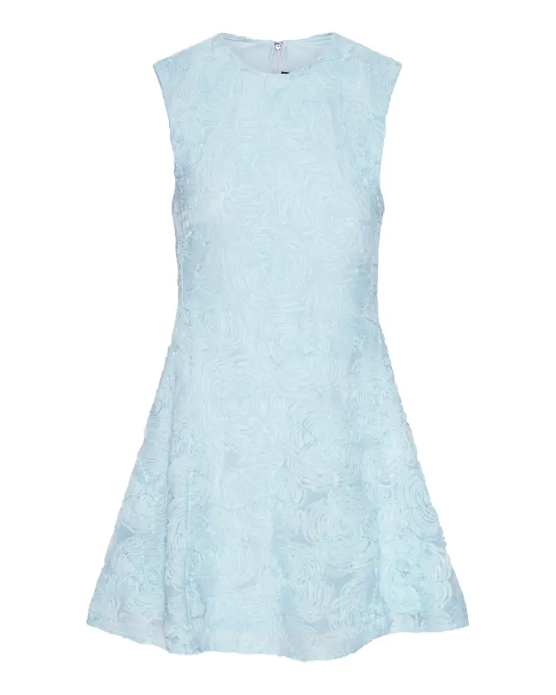 ROTATE Birger Christensen Minikleid in Netz-Optik - Blau Blau