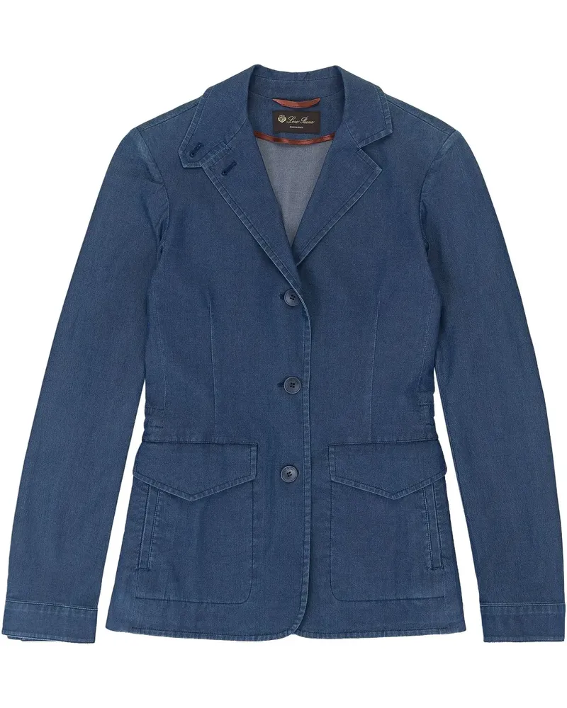 Loro Piana Kelsey Jeansblazer - Blau Blau