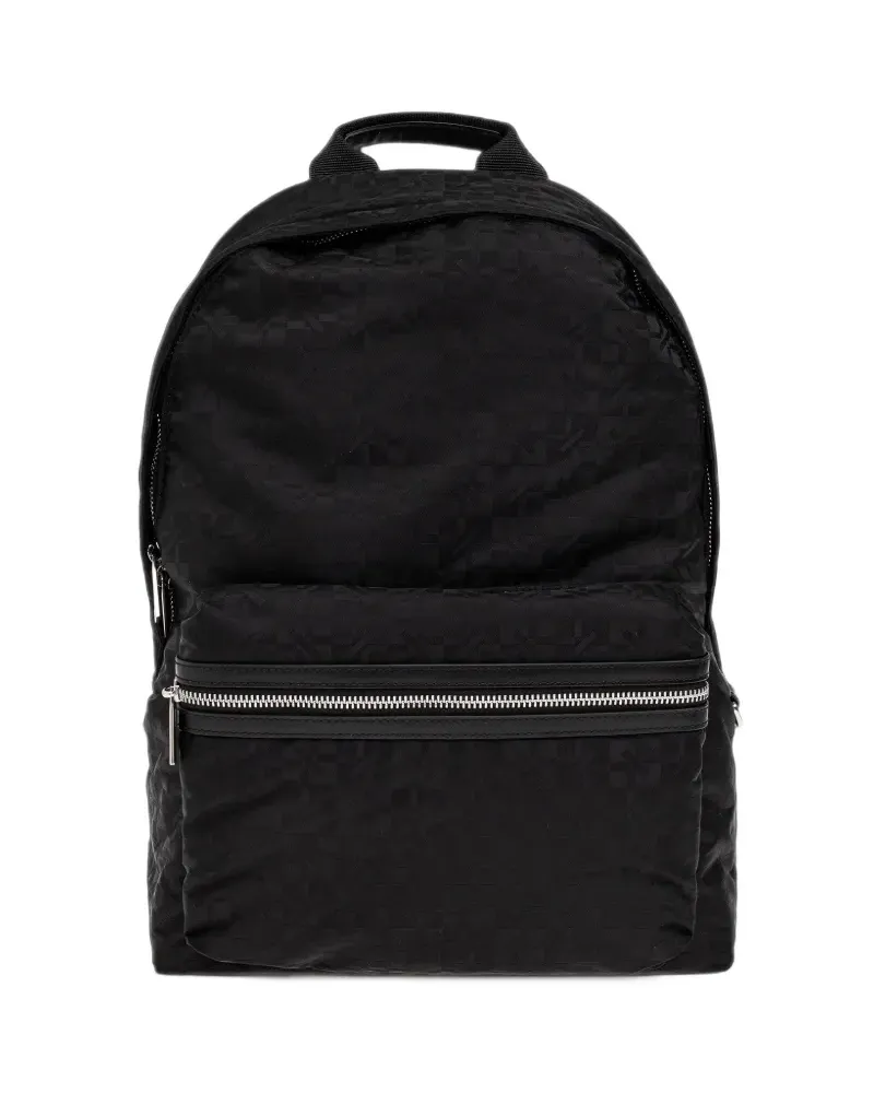 Kenzo monogram-jacquard backpack - Schwarz Schwarz