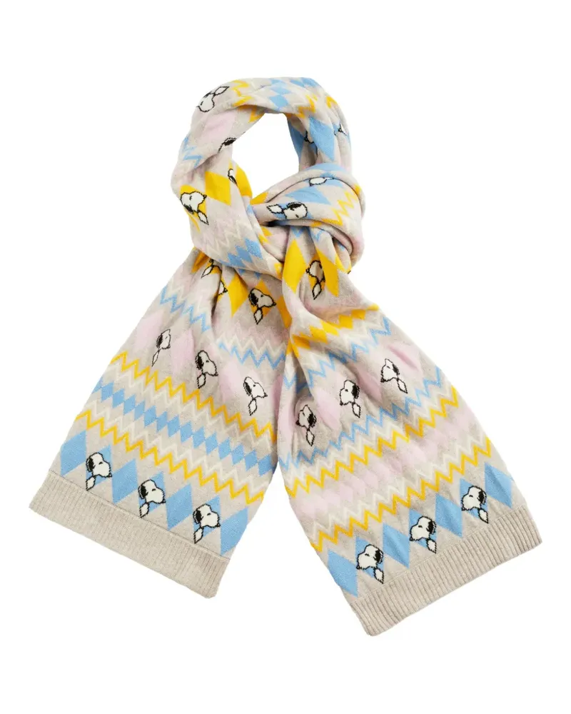 Chinti & Parker Peanuts Fair Isle Schal - Nude Nude