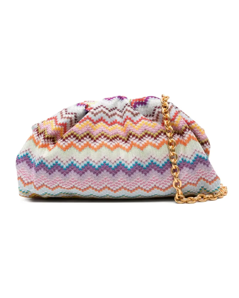 Missoni Schultertasche mit Zickzackmuster - Orange Orange