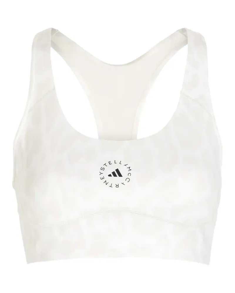 adidas Sport-BH mit Logo-Print - Weiß Weiß