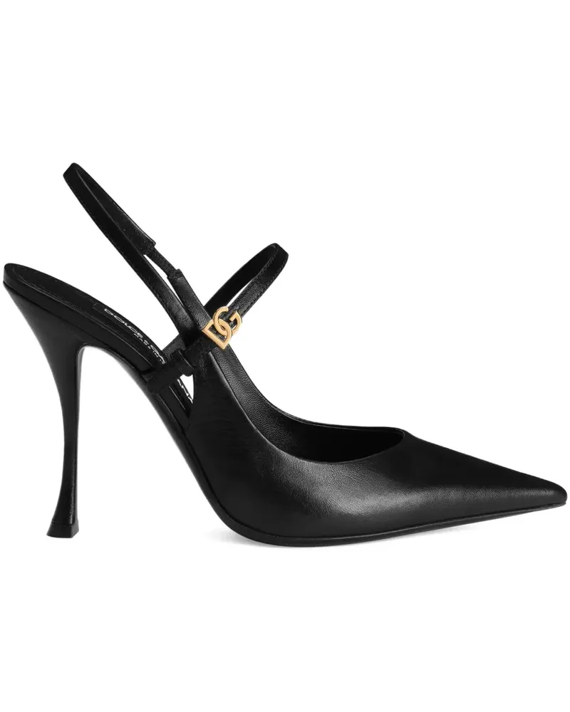 Dolce & Gabbana Pumps mit Slingback-Riemen 90mm - Schwarz Schwarz