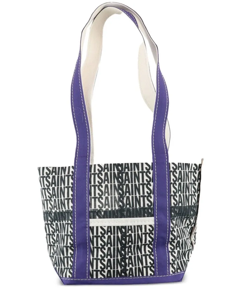 SAINT MXXXXXX Tote Bag mit Print - Weiß Weiß