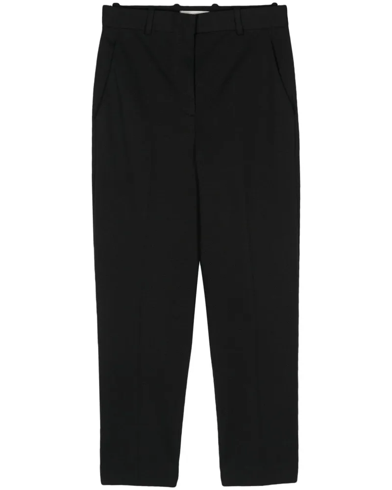 CIRCOLO 1901 Strukturierte Tapered-Hose - Schwarz Schwarz