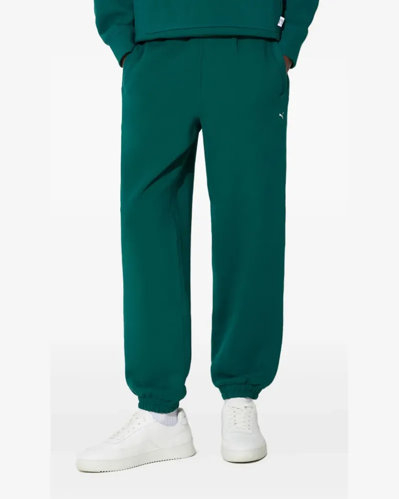 Puma embroidered-logo track pants - Grün Grün