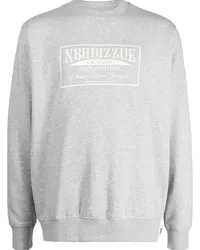 Izzue x Neighborhood Sweatshirt mit Logo-Print Grau