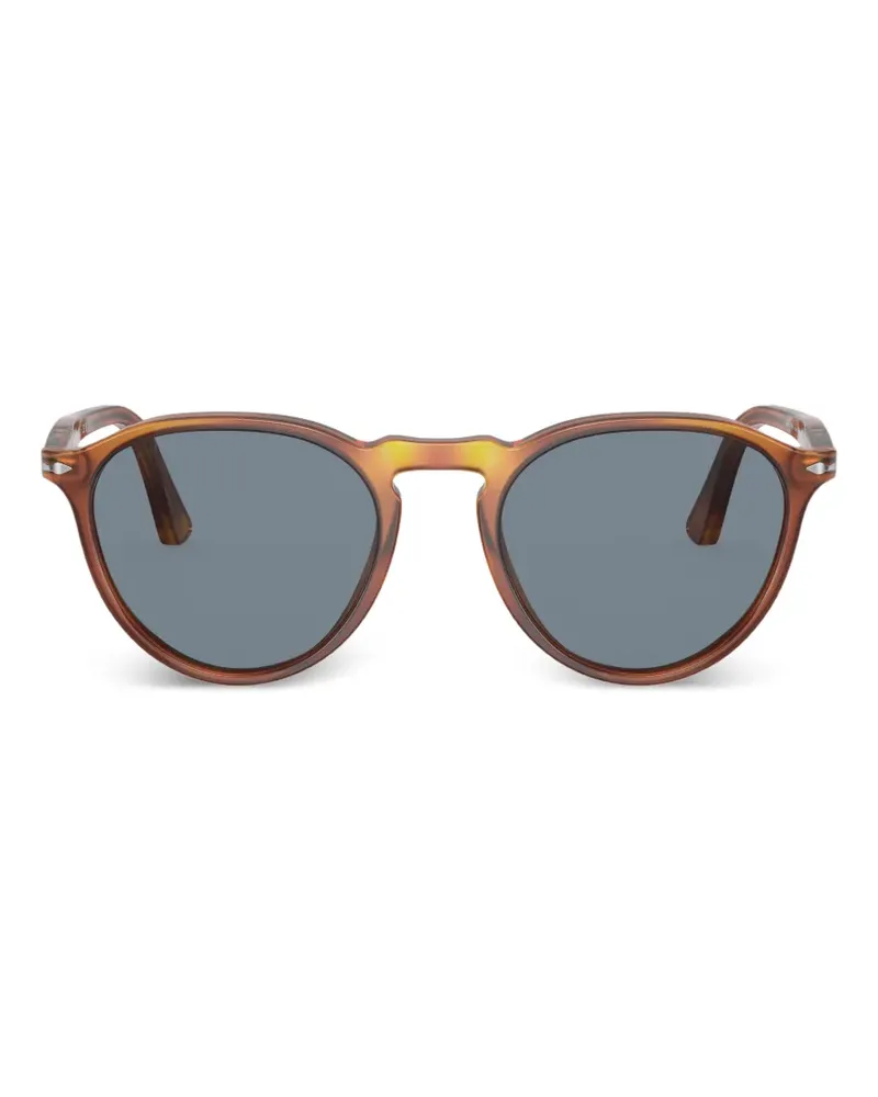 Persol Sonnenbrille mit rundem Gestell - Braun Braun