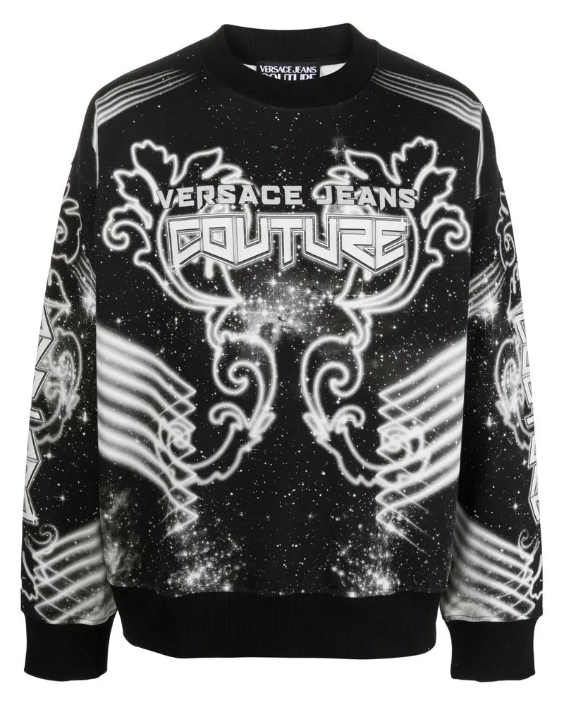 Versace Jeans Space Couture Sweatshirt Schwarz