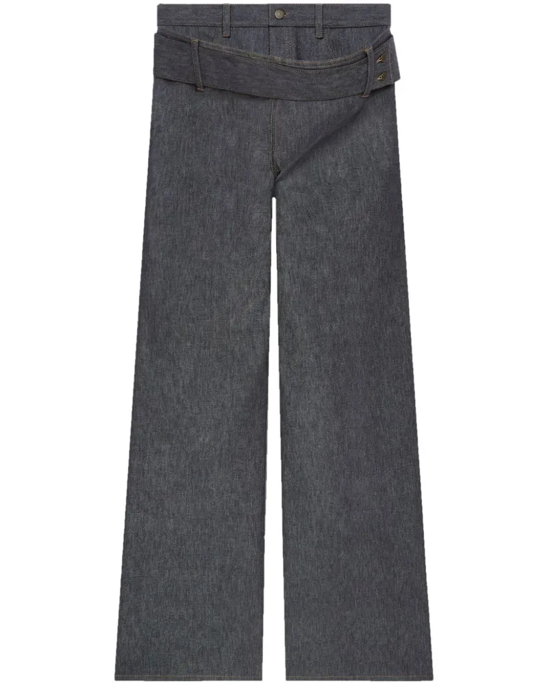 Courrèges Jeans mit Gürtel - Grau Grau