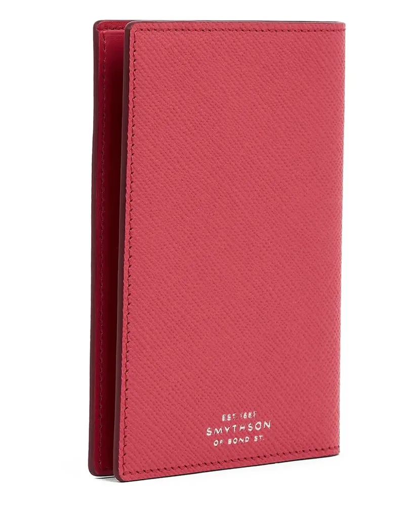 Smythson Panama Pass-Etui - Rosa Rosa