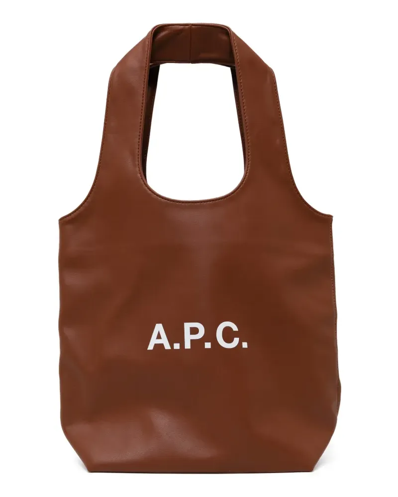 A.P.C. Kleiner Ninon Shopper - Braun Braun
